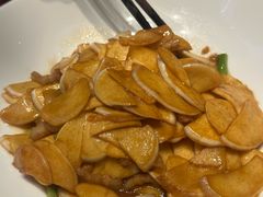 肉丝炒茭白-钱塘花园·宁波菜