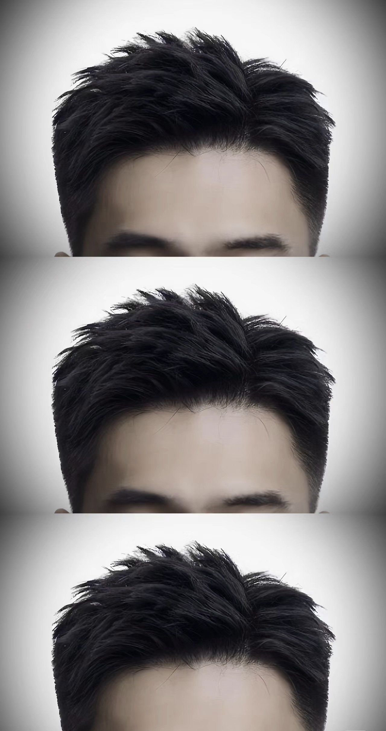 前额分界棒,发型新宠