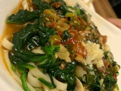 菠菜面-百年吾吾子手抓肉羊羔肉(山西巷店)