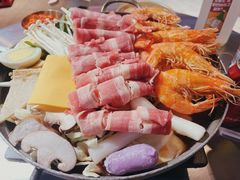大虾肥牛年糕锅-Meet Sun韩式大排档(五一广场7MALL店)