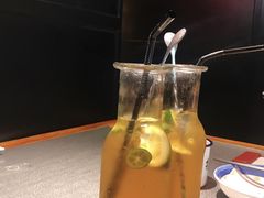 柠檬冰桔茶-探鱼·鲜青椒爽麻烤鱼(苏宁广场店)
