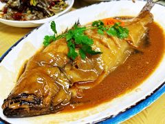 红焖深海鲽鱼-崴海渔村(虹梅路店)