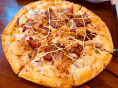肉香四溢黄金饼边-Mr.Pizza米斯特比萨(五四广场青岛首店)