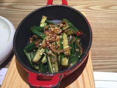 小炒秋葵-小大董·烤鸭(凤凰汇店)