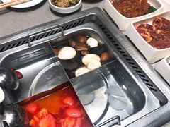 菌菇锅底-海底捞火锅(青悦城店)