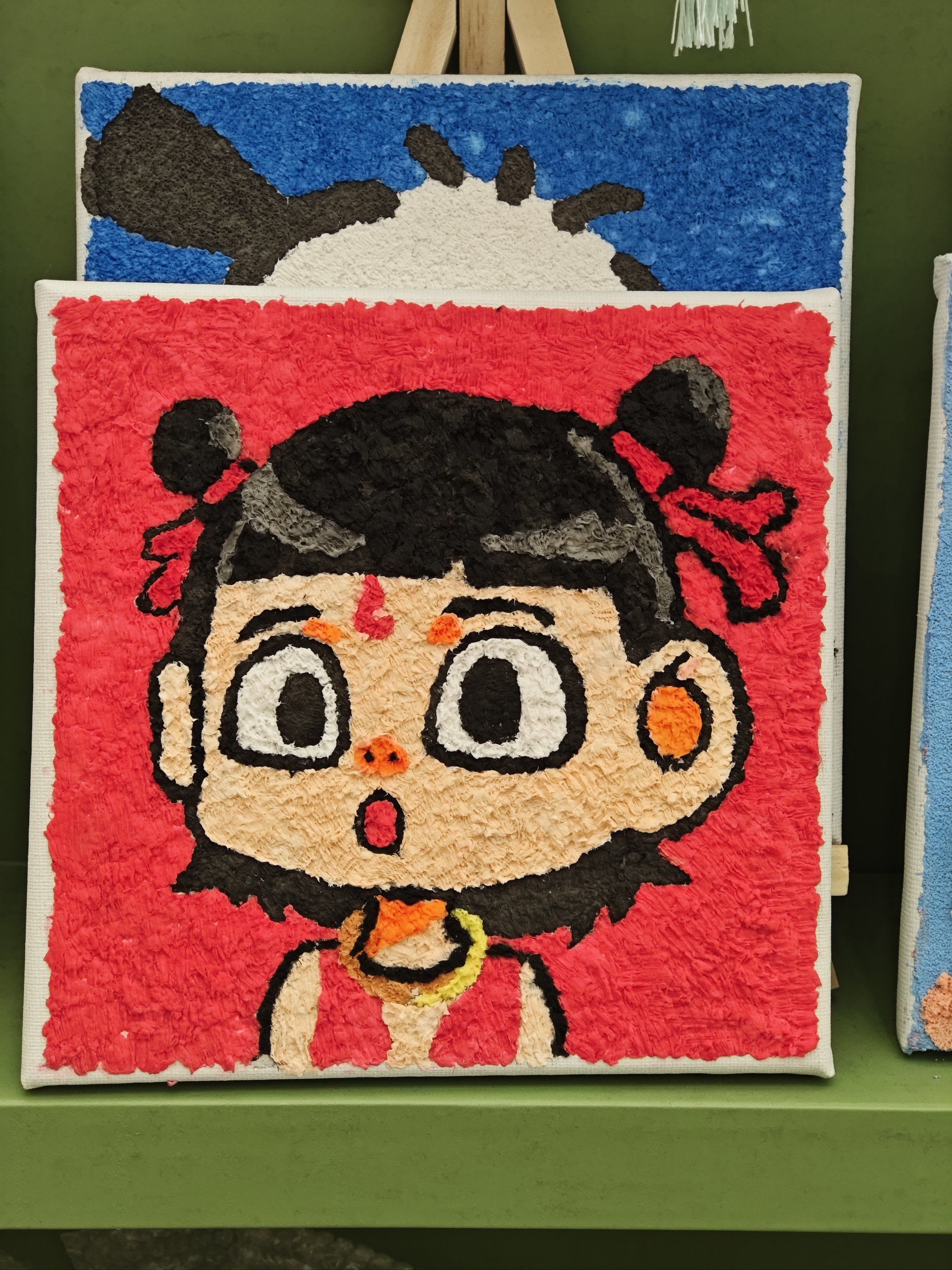 用纸也能画画?