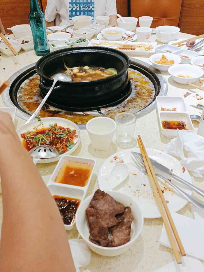 蜀皇全牛宴(南部店)-"回到老家在大众点评看到这一家牛肉涮烤一体.