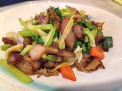 家乡熏肉炒大蒜-潮人姐妹轩(海宁路店)