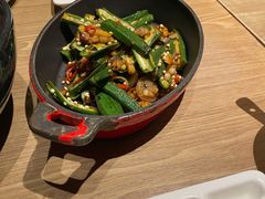 小炒秋葵-小大董·烤鸭(凤凰汇店)