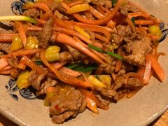 小炒耗牛肉-缘生态云南菜·野生菌庭院餐厅(华侨城店)