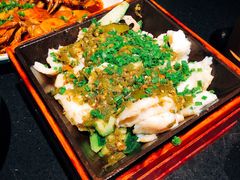 烫口石锅雪花鱼-老头儿油爆虾·知味杭州(爱琴海购物中心)