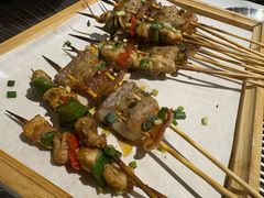 -山野的朋友露营炭火烤肉