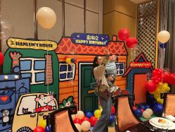 点击看大图 -童话气球party布置宝宝宴生日求婚派对(厦门店)