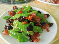 荷兰豆炒腊味-淇沙湾渔村餐厅
