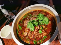 水煮牛肉-绿茶餐厅(华联万柳店)