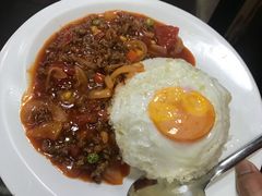 免治牛肉饭-雅憩花园餐厅