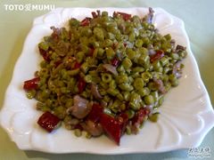 酸豆角炒鸡胗-果园