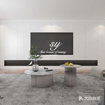 160㎡黑白灰极简风，越简越极致|||极简设计案例分