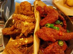 炸鸡一半一半-富乐满韩国正宗炸鸡韩国料理(虹泉路店)