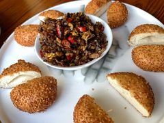 烤鸭松芝麻饼-尚岛私房菜(西方巷店)