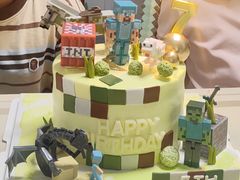 -咖咖熊蛋糕定制·英国蓝风车动物性淡奶油