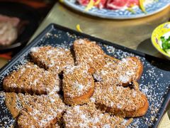 豪华至尊炸馒头片抹芝麻酱蘸白糖-羊大爷涮肉(亮马桥店)