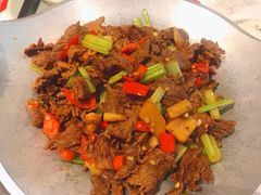 干锅湘西黄牛肉-望湘园·湖南菜(宏伊店)