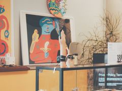 面包甜点陈列柜-dotcom coffee古点咖啡(致真大厦店)