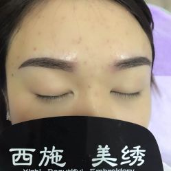 -西施无菌半永久纹绣眉眼影唇轻增发纹发际线
