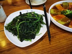 炒番薯叶-花溪雨·森林餐厅(石基店)