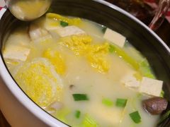 鸡汤小白菜煮榆林豆腐-西贝莜面村(银泰创意城店)