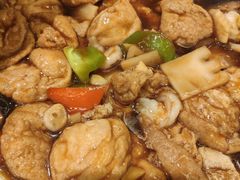 虾仁独面筋-天外天烤鸭店(八角店)