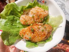 蒜香鸡翅中-胖记烤肉(江汉路店)