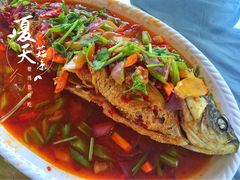 干烧草鱼-三岔涧农家乐