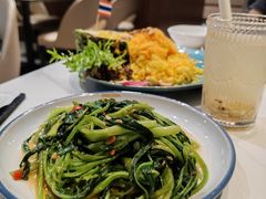 泰式炒飞天通菜-清迈泰·泰国餐厅(华发商都店)