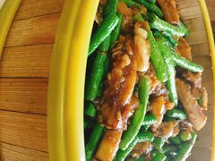 笼仔肉碎茄瓜豆角-将军陂美食山庄·瓦缸炭烧鸡
