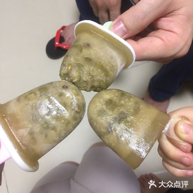 自制哄娃神器夏日解暑神器绿豆冰