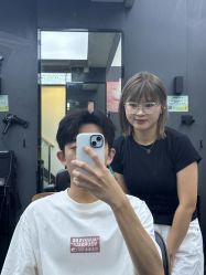 -藤野造型专业烫染接发