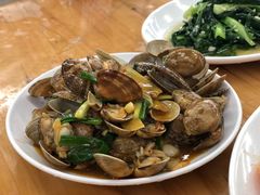 姜葱炒花甲-明记海鲜大排档(巽寮湾店)