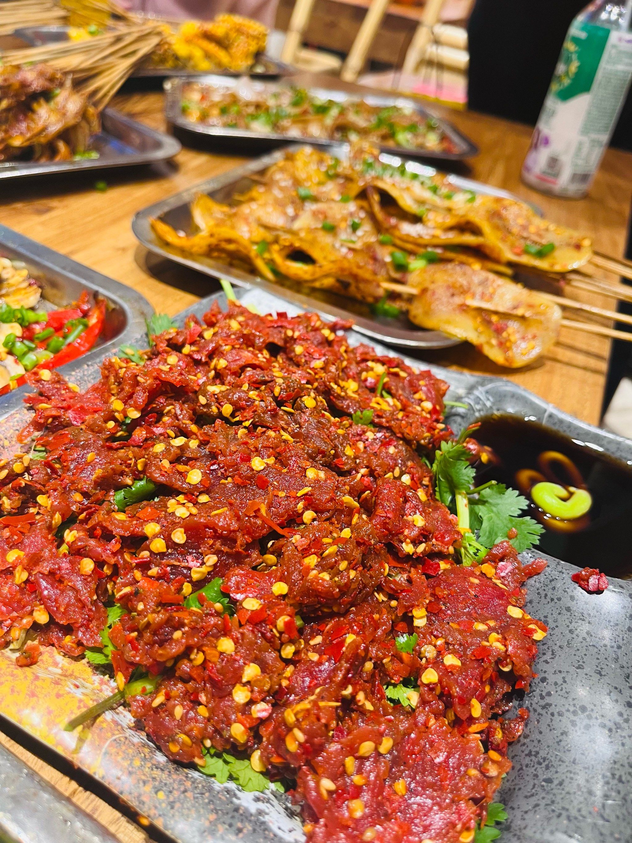 恰同学少年真的是太美味了‼️

烧烤豌豆尖‼️烤牛肉