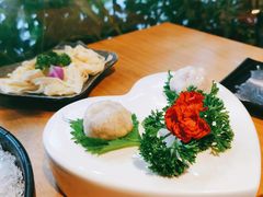 芝士虾丸-打酱友•斑鱼海鲜粥火锅(吴桥店)