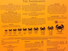 菜单-Ministry of Crab(科伦坡店)