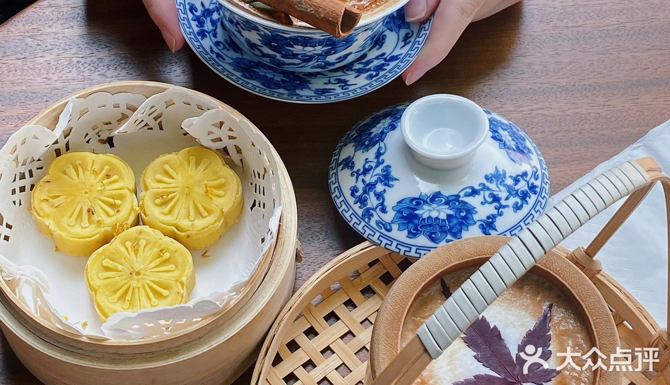 绍兴｜藏在四合院里的江南庭院下午茶 装在盖碗里的咖啡