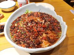 麻辣猪脑-丁记盐蘸牛肉·新杭菜(河东路店)