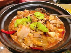 黑松露牛肝菌焖牛蛙-云海肴·汽锅鸡·云南菜(天山百盛优客店)