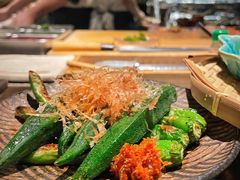 秋葵和青椒-三川·十酒Izakaya(南昌路店)
