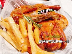 奥尔良烤鸡配薯条-卡朋西餐(乐峰广场店)