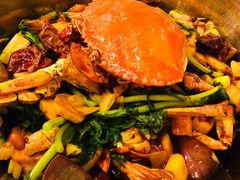 香辣蟹炒菜-秦记香辣蟹(松榆里店)