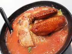 番茄浓汤鸡翅猪扒通粉-华嫂冰室(尖沙咀店)