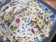 槽菜炒粉干-福州人铭小吃